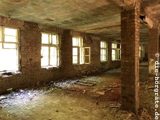 Räume einer verlassenen Kaserne der sowjetischen Armee bei Havelberg