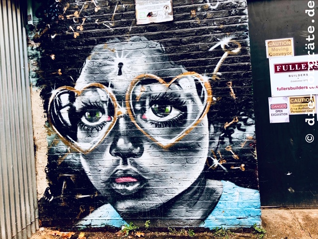 Graffito, Brick Lane in London