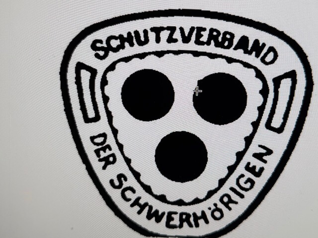 Logo und Schutzzeichen eines Schwerhörigenvereins in den ersten Jahrzehnten des 19. Jahrhunderts - hier der Schutzverband der Schwerhörigen